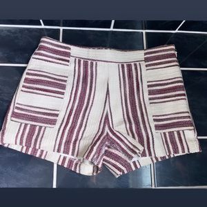 Striped Marciano high-waisted Shorts